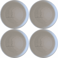 Elongated Human Figures Bowl Set of 4 - Range 1 is a unique and stylish addition to your kitchen collection.