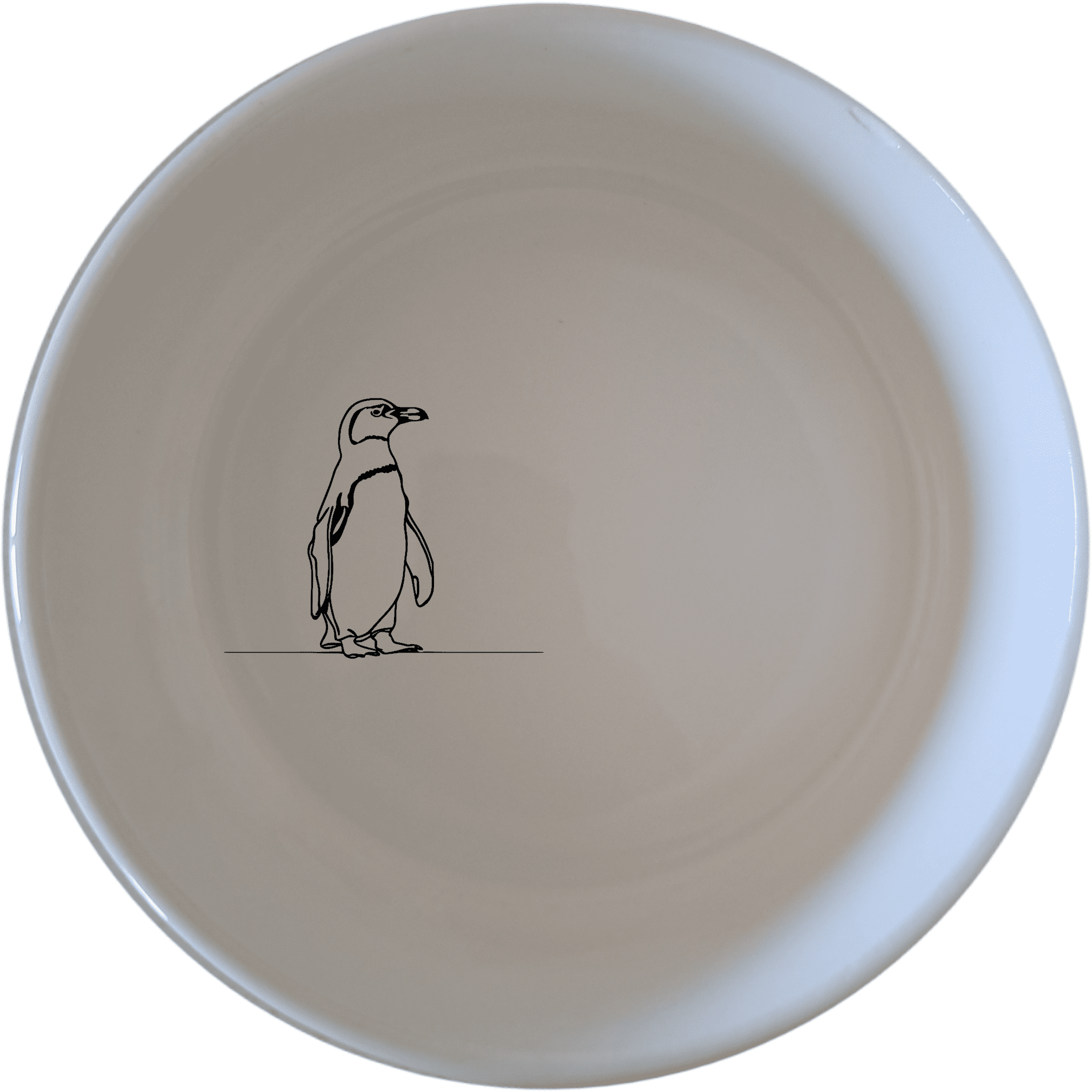 The African Penguin Silhouettes Bowl Set of 4 adds a touch of whimsy to your table setting with charming penguin designs.