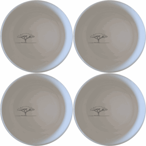Discover the African Sunset Savanna Acacia Tree Bowl Set of 4, a stunning collection of ceramic bowls perfect for any dining occasion.