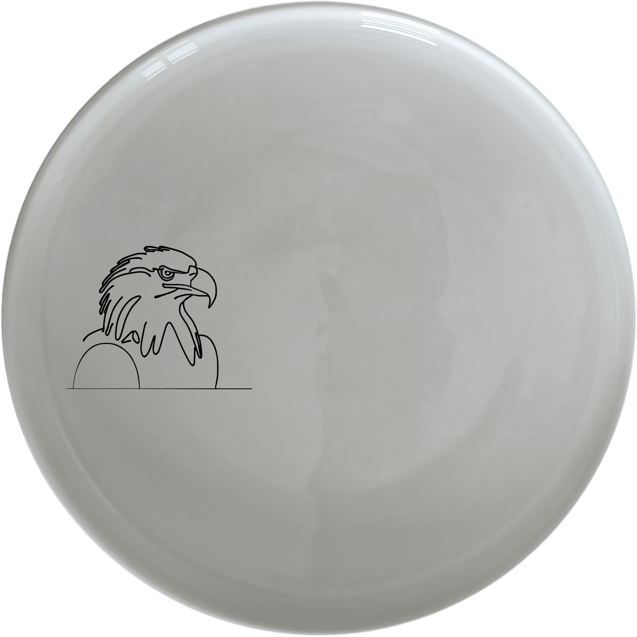 American Bald Eagle Side Plate Set of 4 features a sleek, minimalist design perfect for modern homes. This set of four plates is crafted from durable ceramic and is microwave and dishwasher safe.