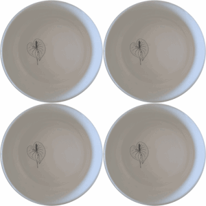 Anthurium Clarinervium Bowl Set of 4 offers a stylish and modern addition to your dining collection, perfect for any occasion.