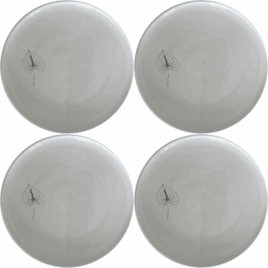 Anthurium Clarinervium Dinner Plate Set of 4 features elegant botanical designs, perfect for modern dining and everyday use.