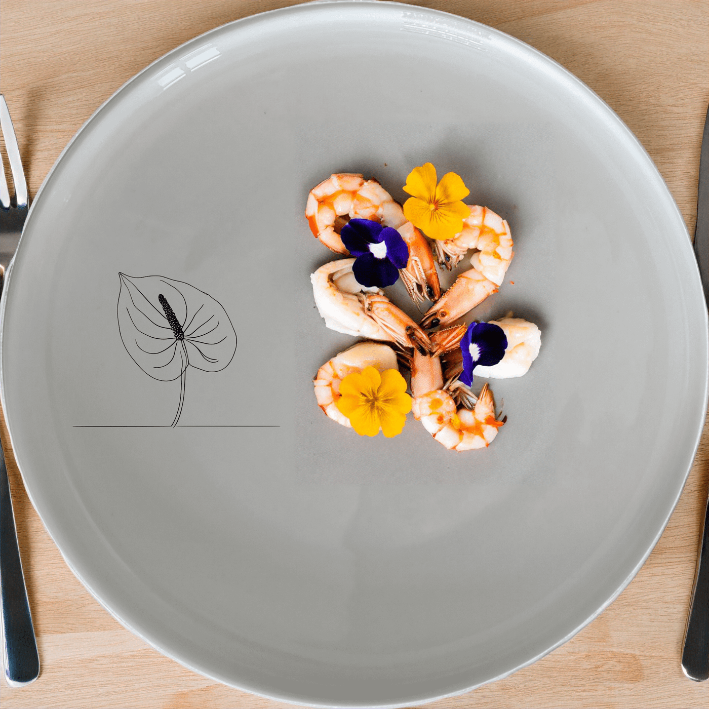 Anthurium Clarinervium Dinner Plate Set of 4 features a sleek, modern design perfect for any dining table. Crafted from premium ceramic, these plates are both stylish and durable, ideal for everyday use or special occasions.