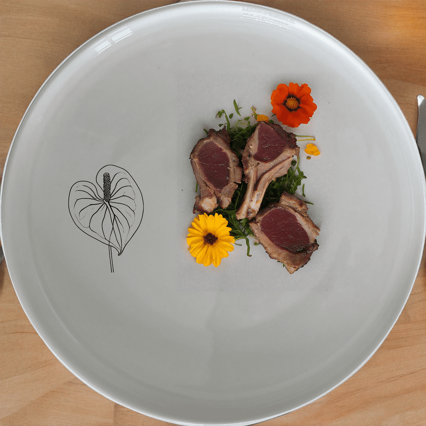 Anthurium Clarinervium Side Plate Set of 4 offers a sophisticated and modern design perfect for any dining table. Crafted from high-quality ceramic, these plates feature a subtle, elegant Anthurium Clarinervium illustration that adds a touch of nature to your meals. Ideal for both everyday use and special occasions, this set is dishwasher and microwave safe, ensuring easy care and durability.