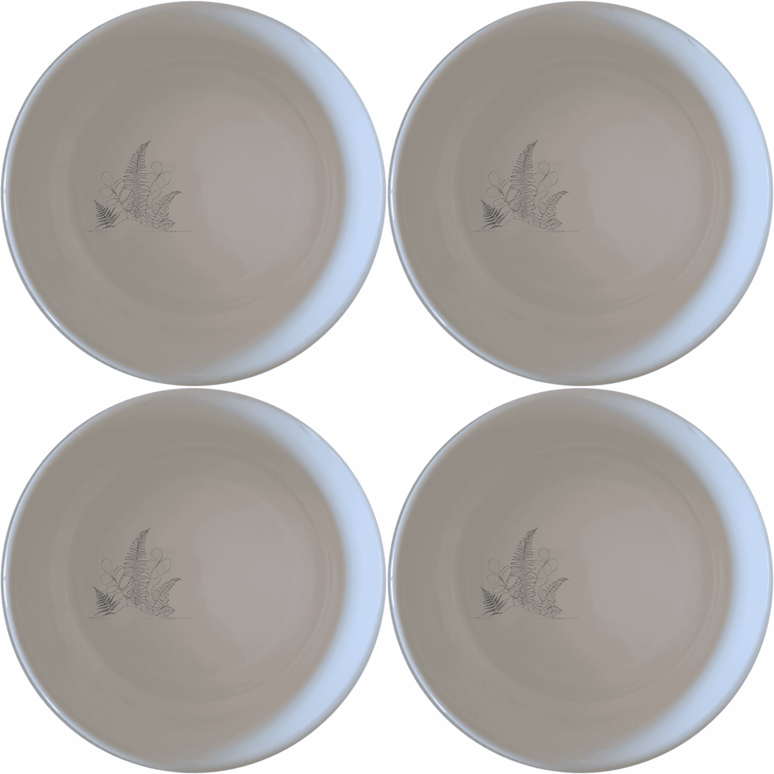 The Aroids Ferns Layered Ecosystem Bowl Set of 4 brings nature to your table with elegant, minimalist design and durable ceramic construction.