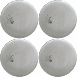 The Aroids Ferns Dinner Plate Set of 4 combines modern design with natural elegance, perfect for any dining occasion.