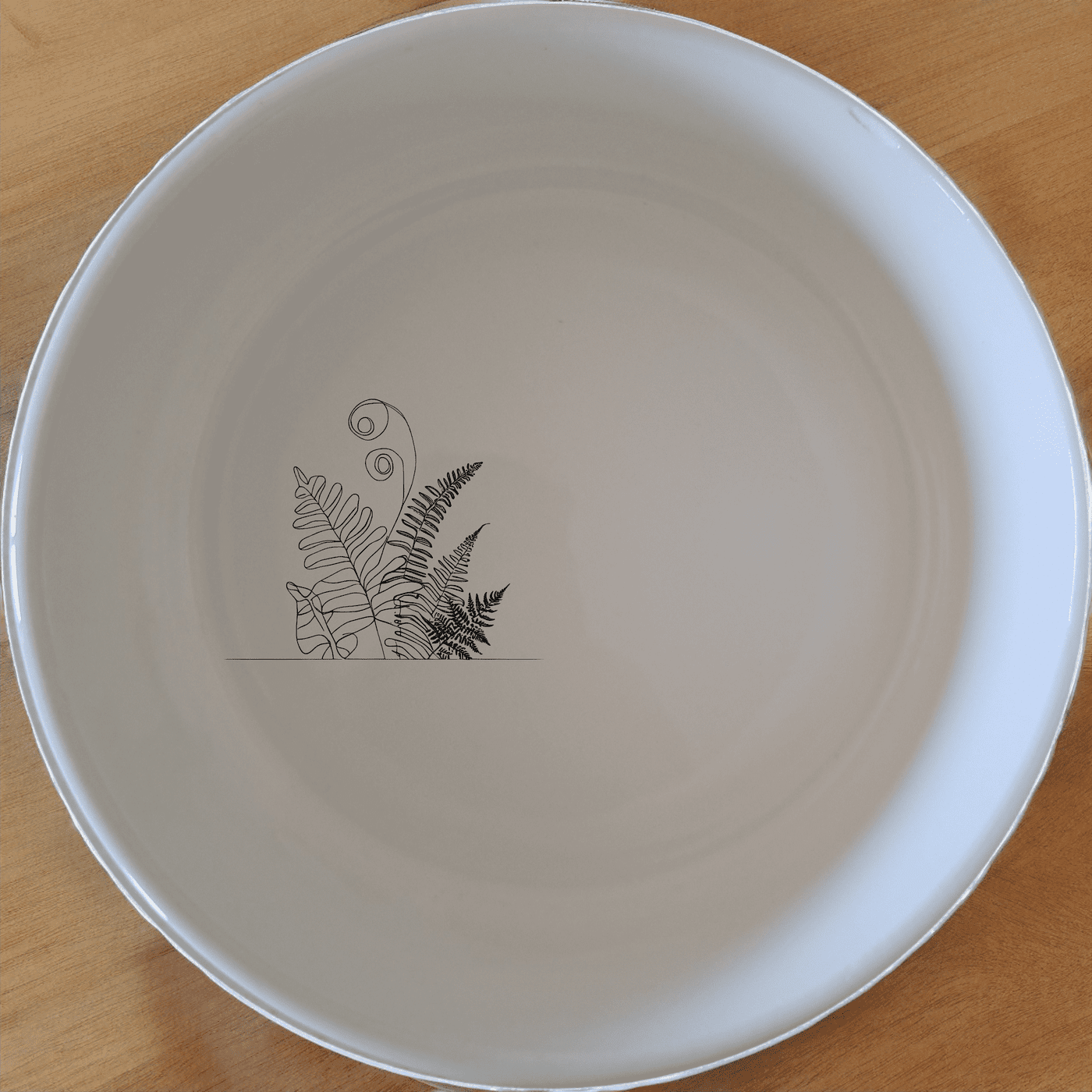 The Aroids Ferns Layered Ecosystem Bowl Set of 4 features elegant botanical designs for a touch of nature in your dining experience.