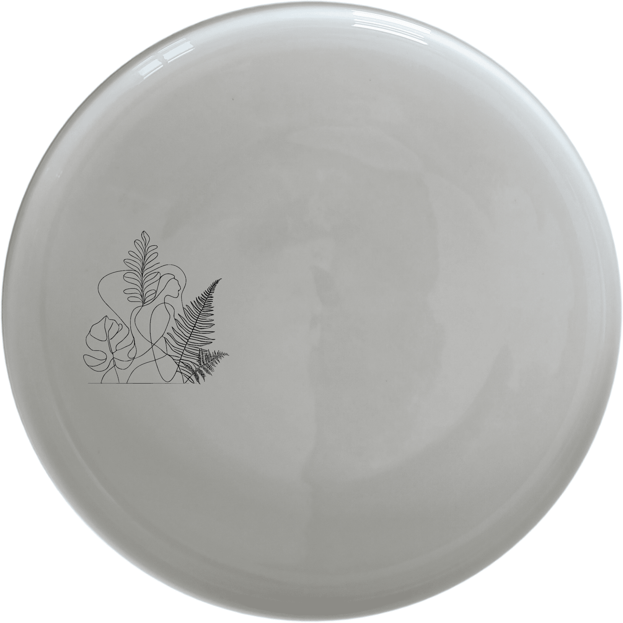 The Aroids Ferns Layered Ecosystem Dinner Plate Set of 4 features intricate botanical designs, perfect for elevating any dining experience.