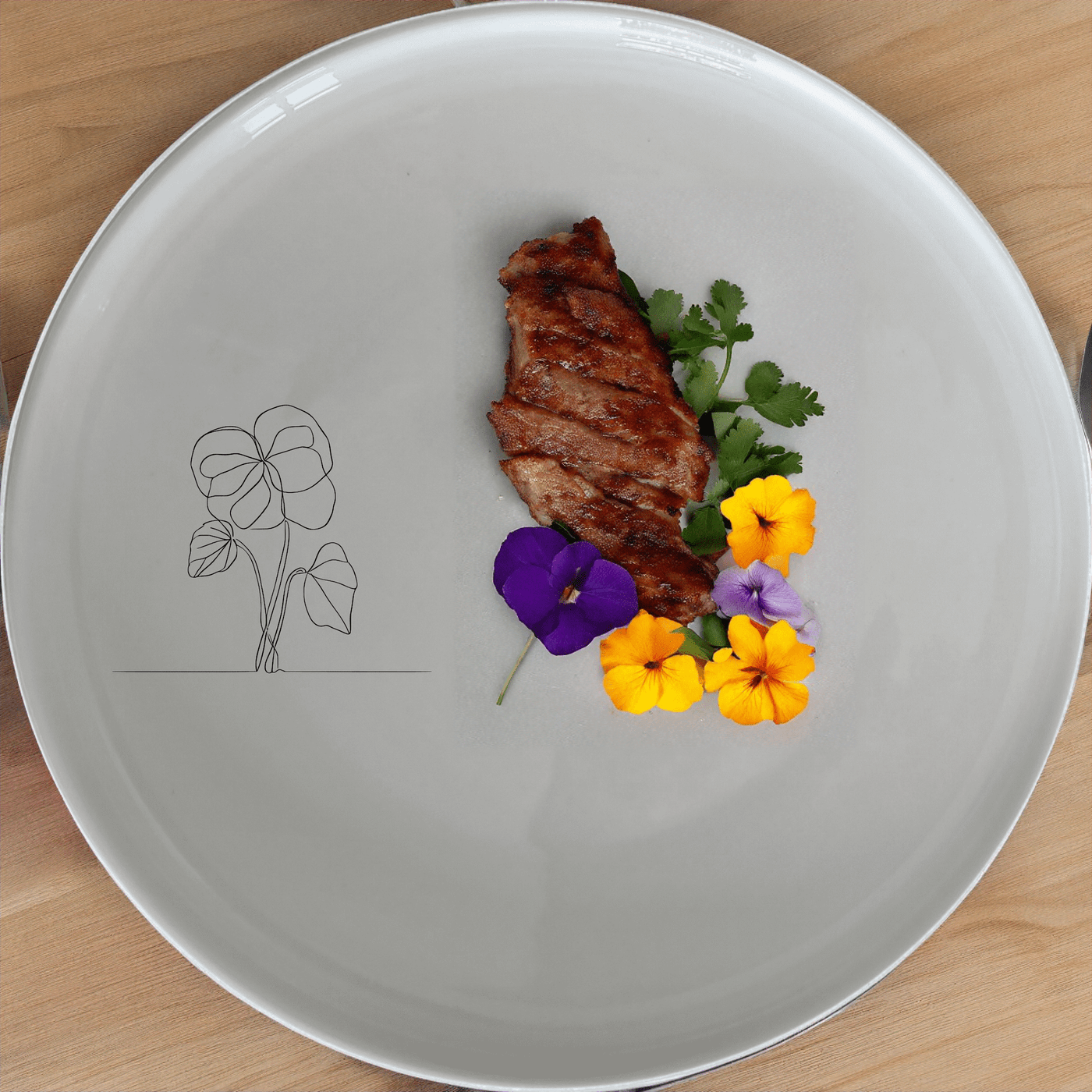 Begonia Maculata Dinner Plate Set of 4 is a stylish and versatile dinnerware set perfect for any dining occasion.