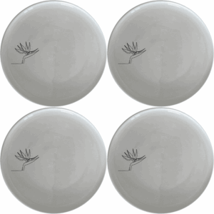 Bird Paradise Dinner Plate Set of 4 offers a unique and stylish addition to your dining collection, perfect for any special occasion or everyday use.
