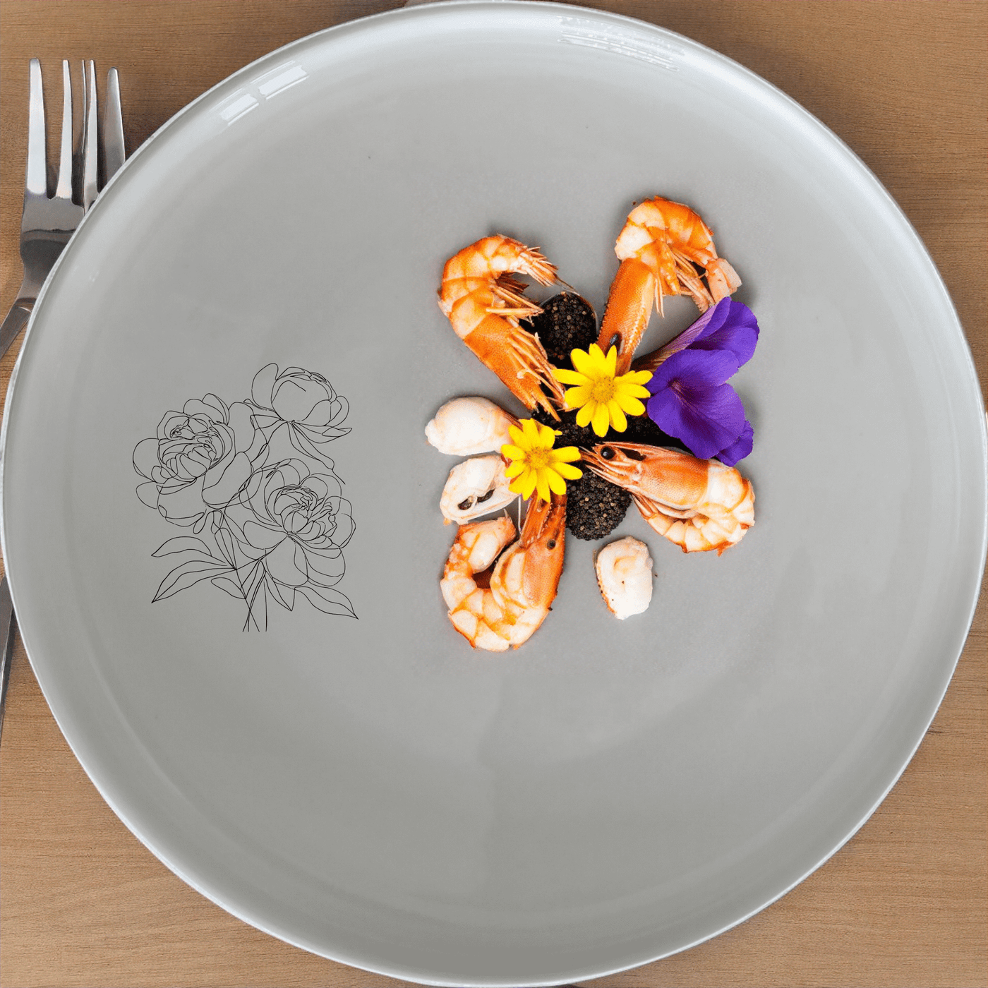 Bold Coral Peonies Dinner Plate Set of 4 features striking floral designs perfect for any dining table. This set of four plates adds a touch of elegance and color to your meals.
