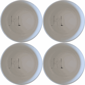 Botanical Pressed Flowers Bowl Set of 4 adds a touch of nature to your dining table with delicate pressed flower designs.