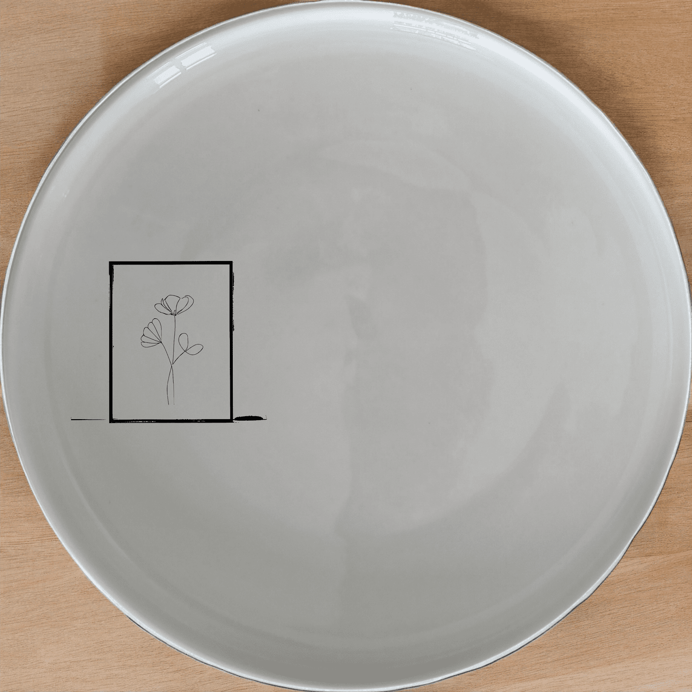 Botanical Pressed Flowers Dinner Plate Set of 4 offers a delicate and timeless design perfect for any dining occasion.