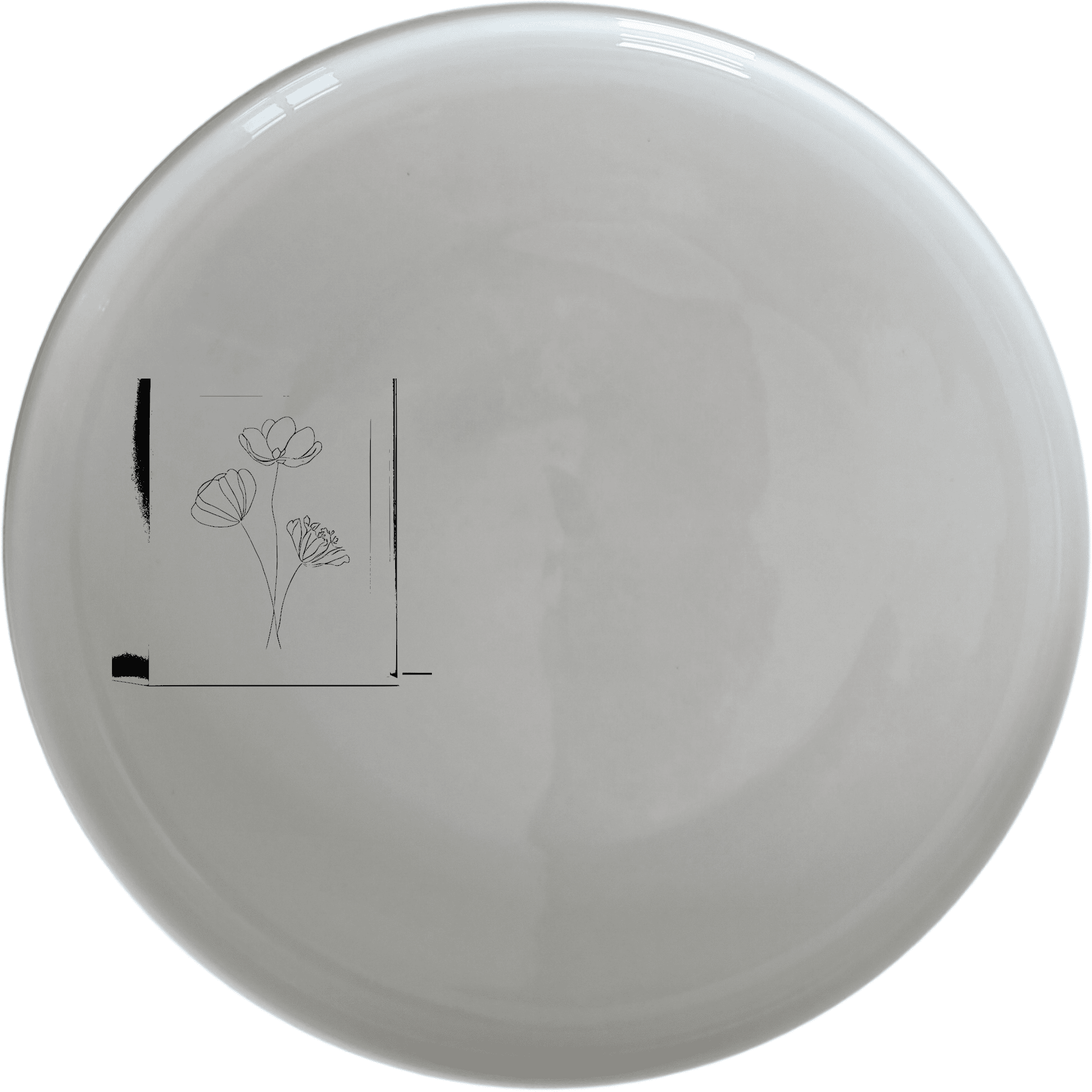 Botanical Pressed Flowers Dinner Plate Set of 4 offers a delicate and artistic touch to your dining experience with pressed flower designs.