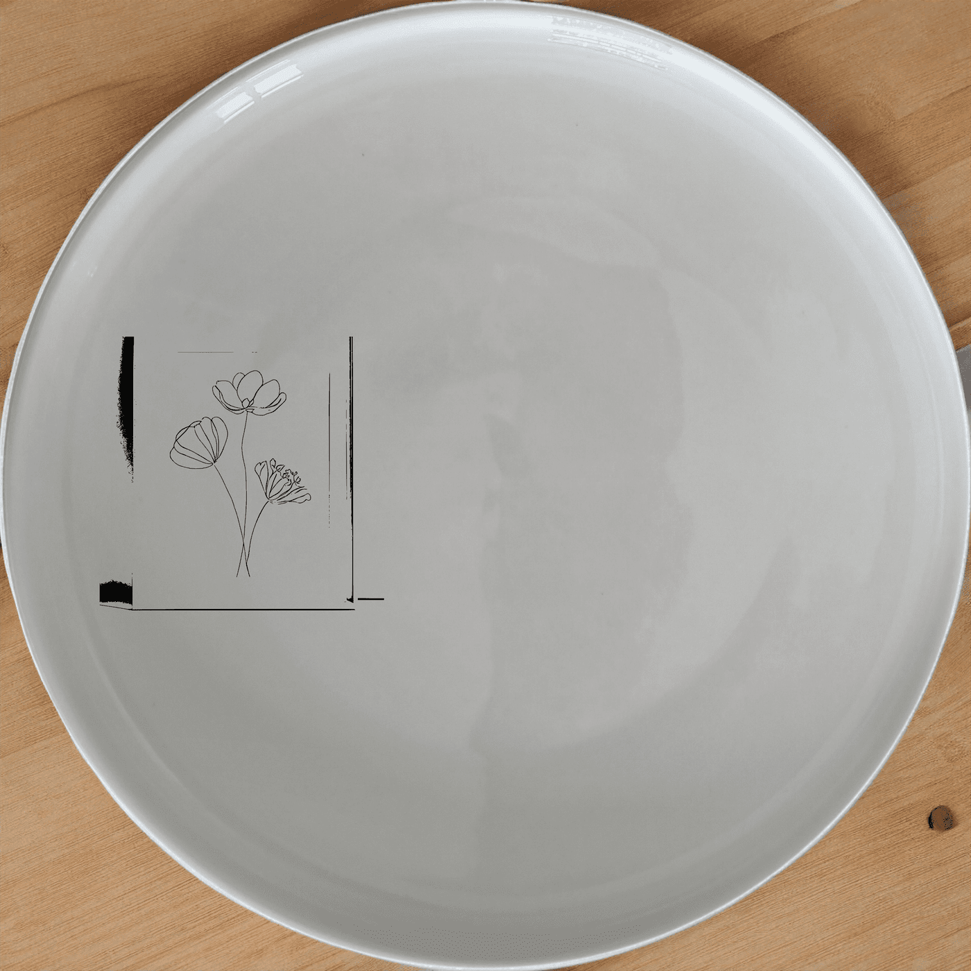 Botanical Pressed Flowers Dinner Plate Set of 4 offers a delicate and artistic touch to your dining experience with pressed flower designs.