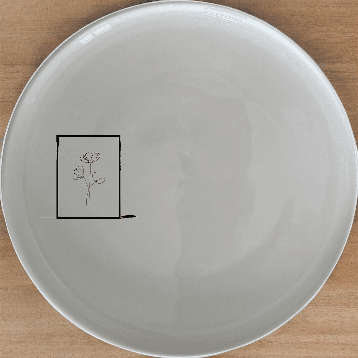 Botanical Pressed Flowers Side Plate Set of 4 adds a touch of nature to your dining table with delicate pressed flower designs.