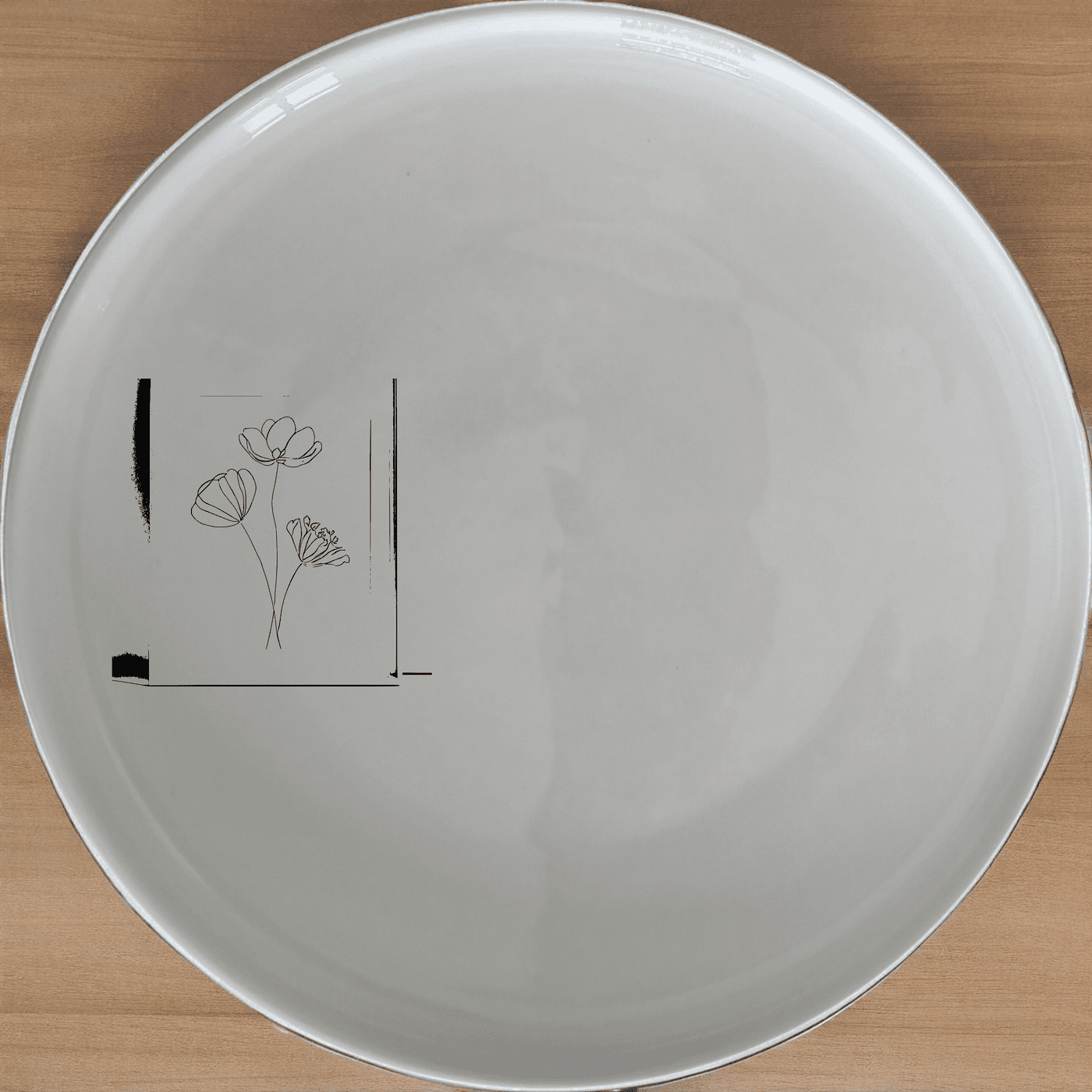 Botanical Pressed Flowers Side Plate Set of 4 adds a touch of nature to your table setting with delicate pressed flower designs.