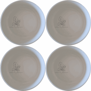 The Orbifolia Bowl Set of 4 combines modern design with functionality, perfect for any kitchen or dining room.