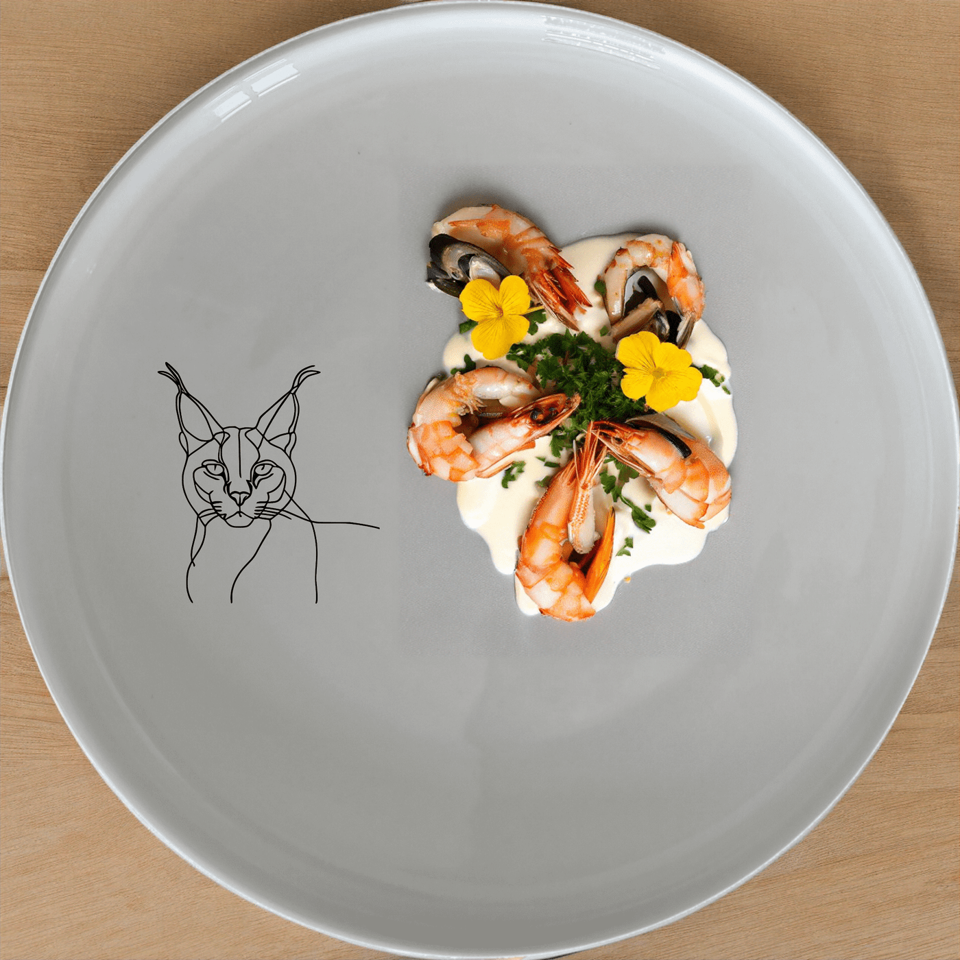 The Caracal Ears Tufted Feline Dinner Plate Set of 4 features sleek, minimalist designs perfect for modern dining. Crafted from durable ceramic, these plates are microwave and dishwasher safe, making them ideal for everyday use.