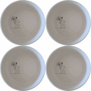 Discover the elegance of Chinese culture with our Chinese Cultural Imagery Bowl Set of 4, perfect for any dining occasion.