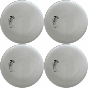 The Chinese Cultural Imagery Dinner Plate Set of 4 features elegant designs perfect for any dining occasion.