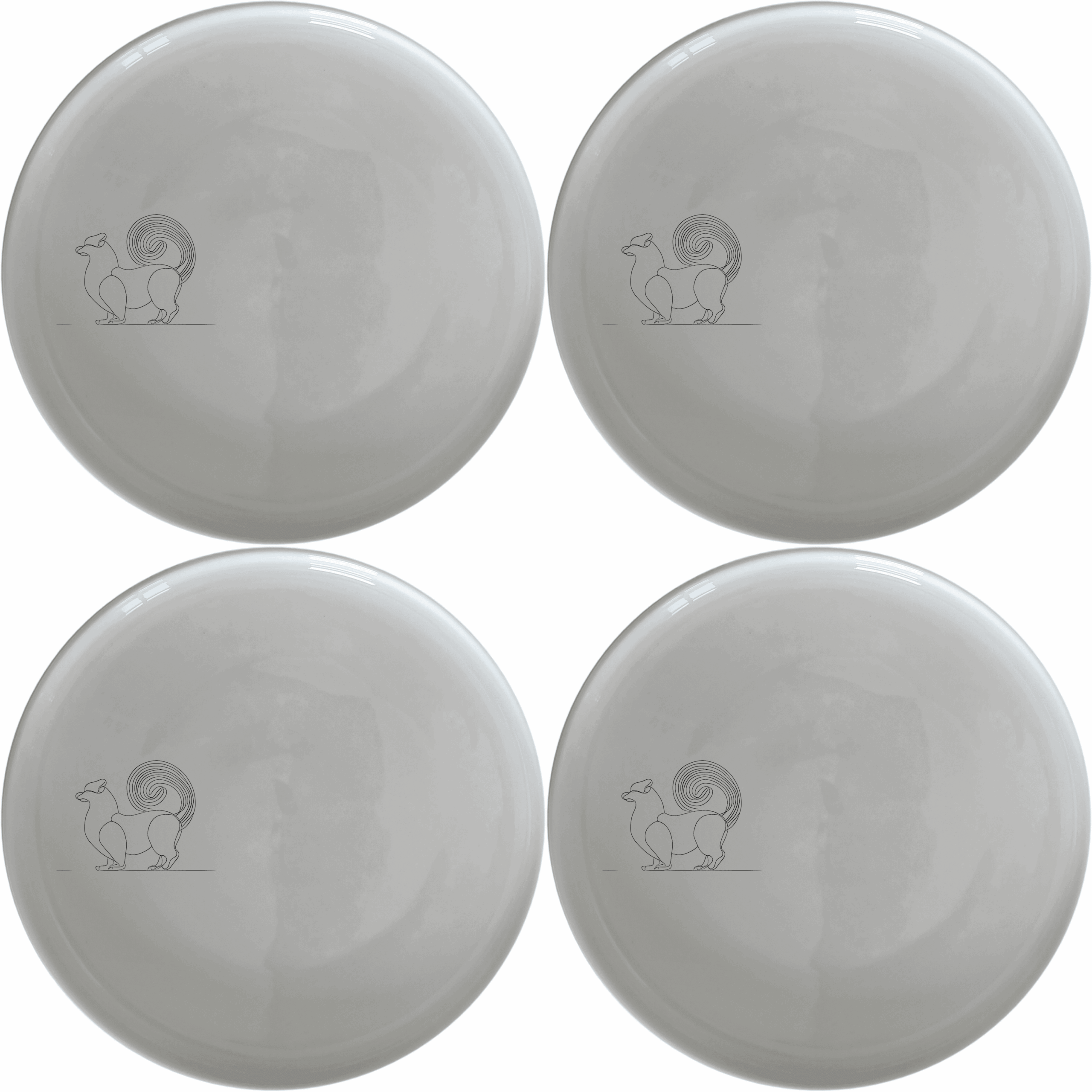 Discover the beauty of Chinese culture with our Chinese Cultural Imagery Side Plate Set of 4, perfect for adding an artistic touch to your dining experience.
