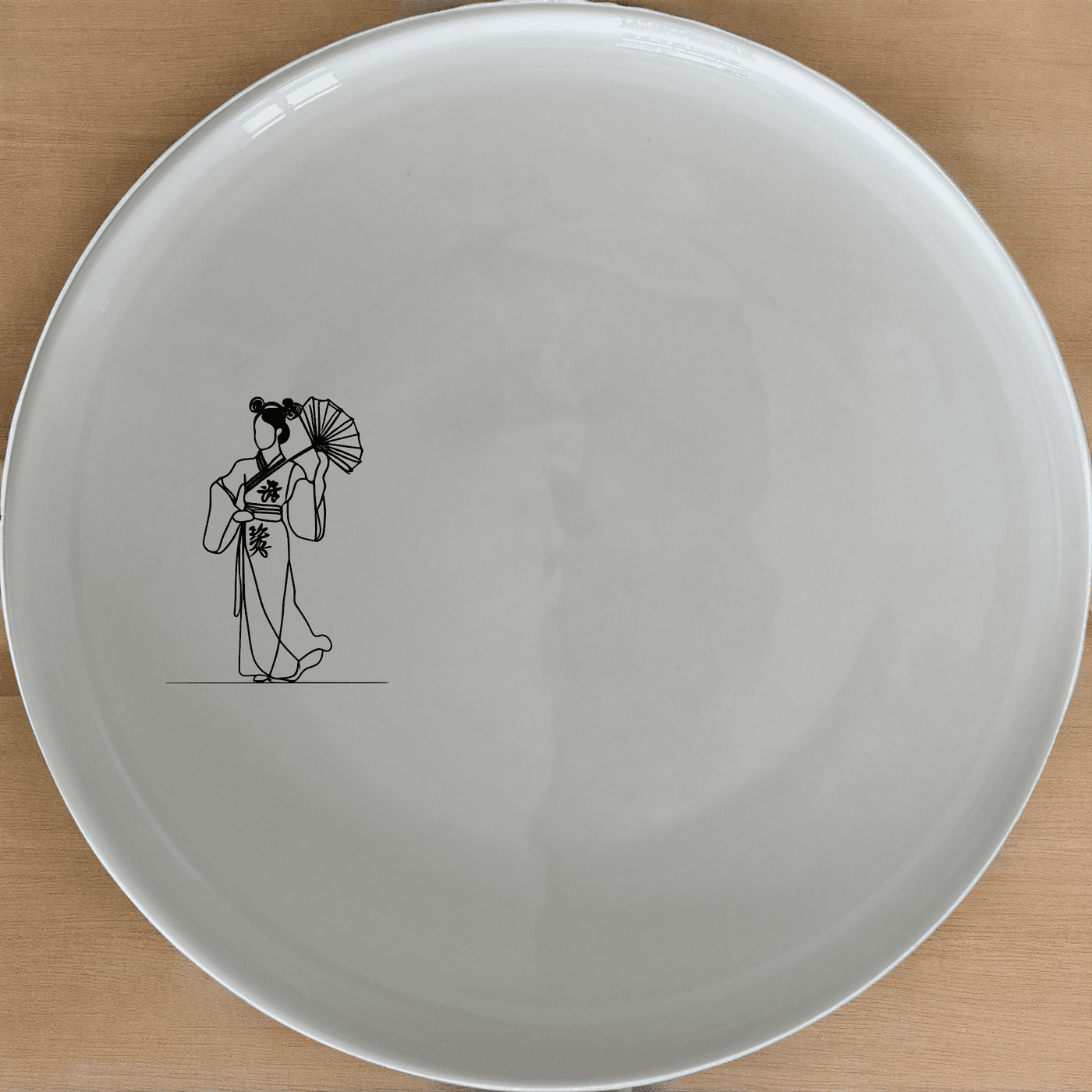 The Chinese Cultural Imagery Dinner Plate Set of 4 features elegant designs perfect for any dining occasion.