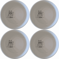 Discover the Chinese Fortune Cat Bowl Set of 4 - Range 2, a charming and stylish addition to your kitchen collection.