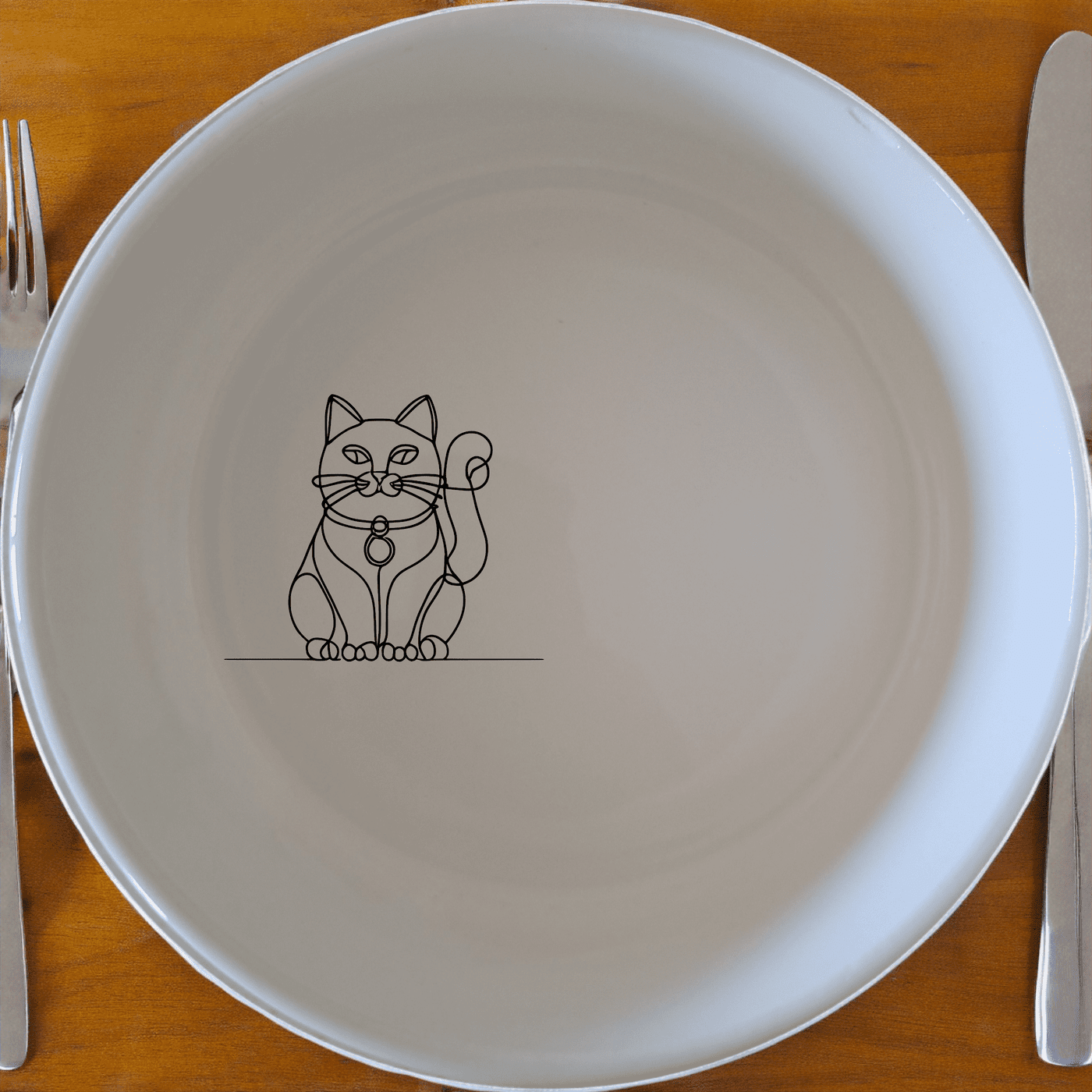 Chinese Fortune Cat Bowl Set of 4 - Range 4 is a stylish and charming addition to any kitchen, perfect for daily use or special occasions.