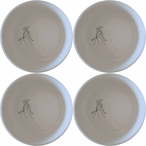 The Christmas Imagery Flat Bowl Set of 4 adds festive charm to your dining table with intricate holiday designs.