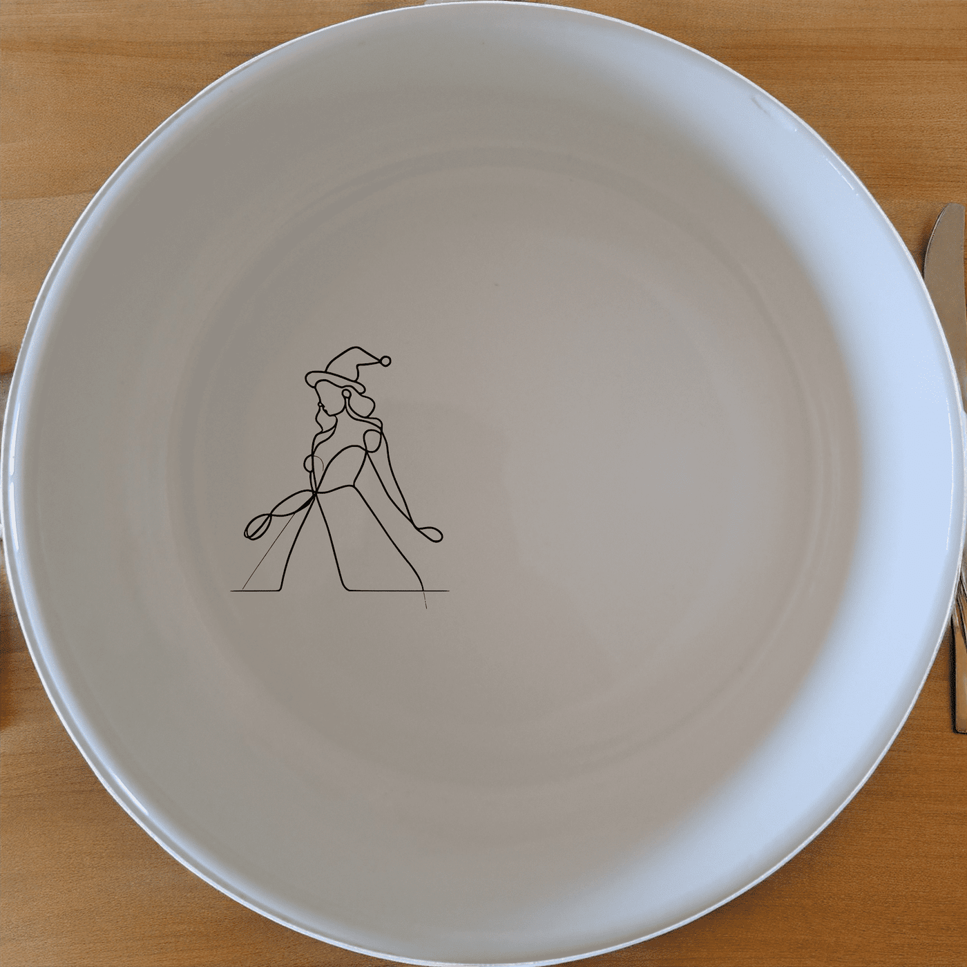 The Christmas Imagery Flat Bowl Set of 4 adds festive charm to your dining table with intricate holiday designs.