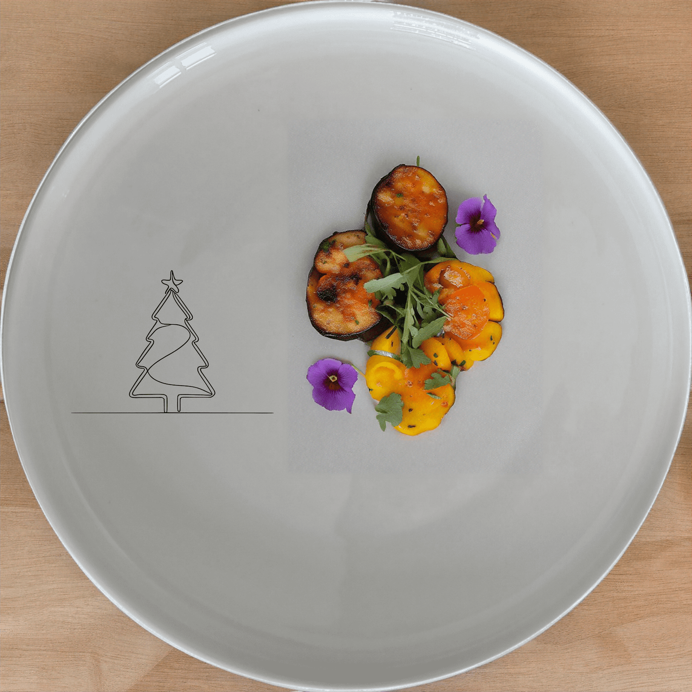 The Christmas Imagery Dinner Plate Set of 4 adds festive charm to your holiday gatherings, perfect for creating memorable meals.