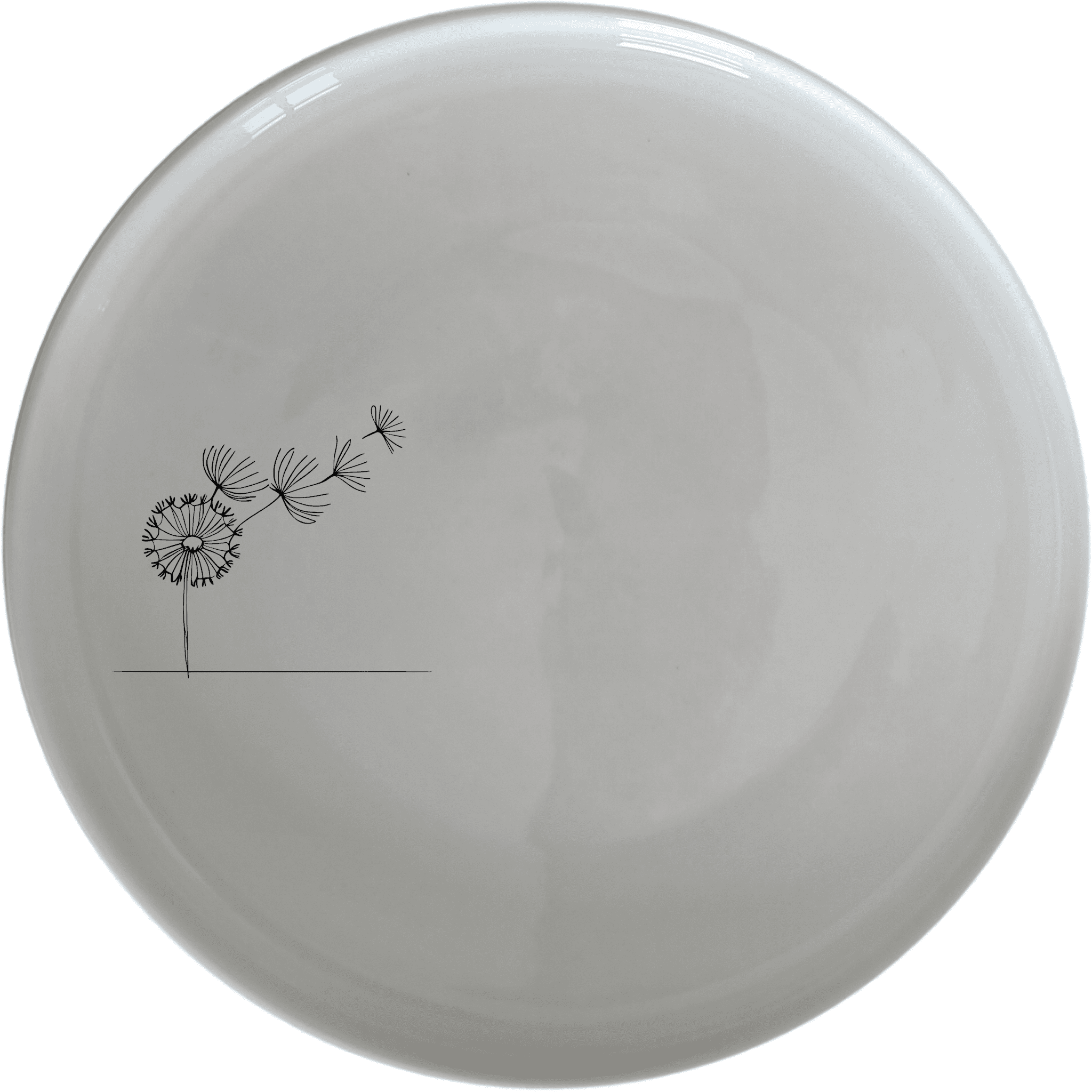 The Dandelion Seeds Side Plate Set of 4 features a delicate laser-etched design, perfect for everyday use or special occasions.