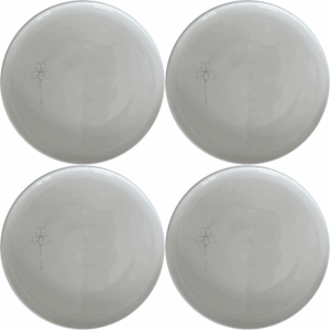Delicate Disa Flower Side Plate Set of 4 offers a minimalist design perfect for everyday dining or special occasions.