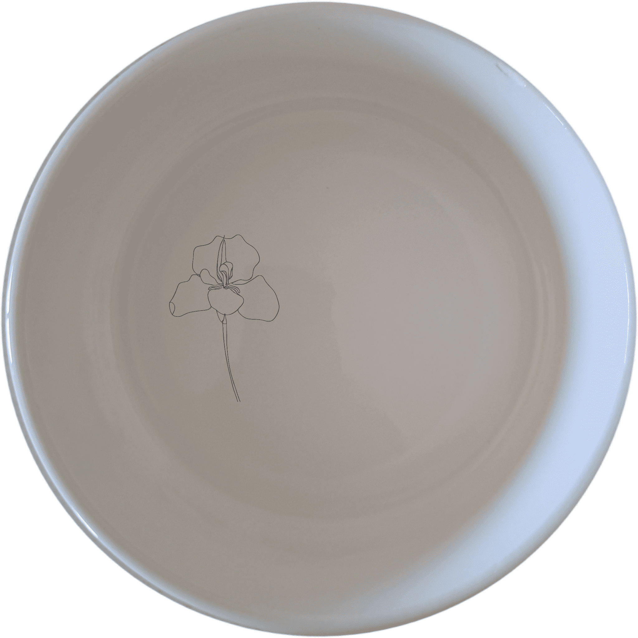 The Delicate Disa Flower Bowl Set of 4 adds a touch of elegance to your dining table with its subtle floral design.