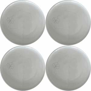 Delicate Flower Petals Side Plate Set of 4 offers a subtle and elegant design perfect for any dining setting.