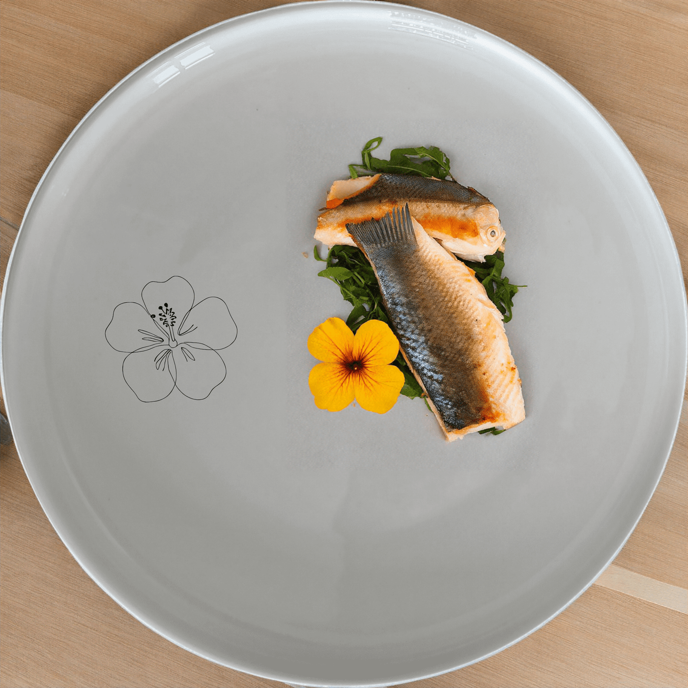 The Delicate Hibiscus Flower Side Plate Set of 4 features a subtle, elegant design perfect for any dining occasion. Crafted from premium ceramic, these plates are both microwave and dishwasher safe, ensuring convenience and durability.