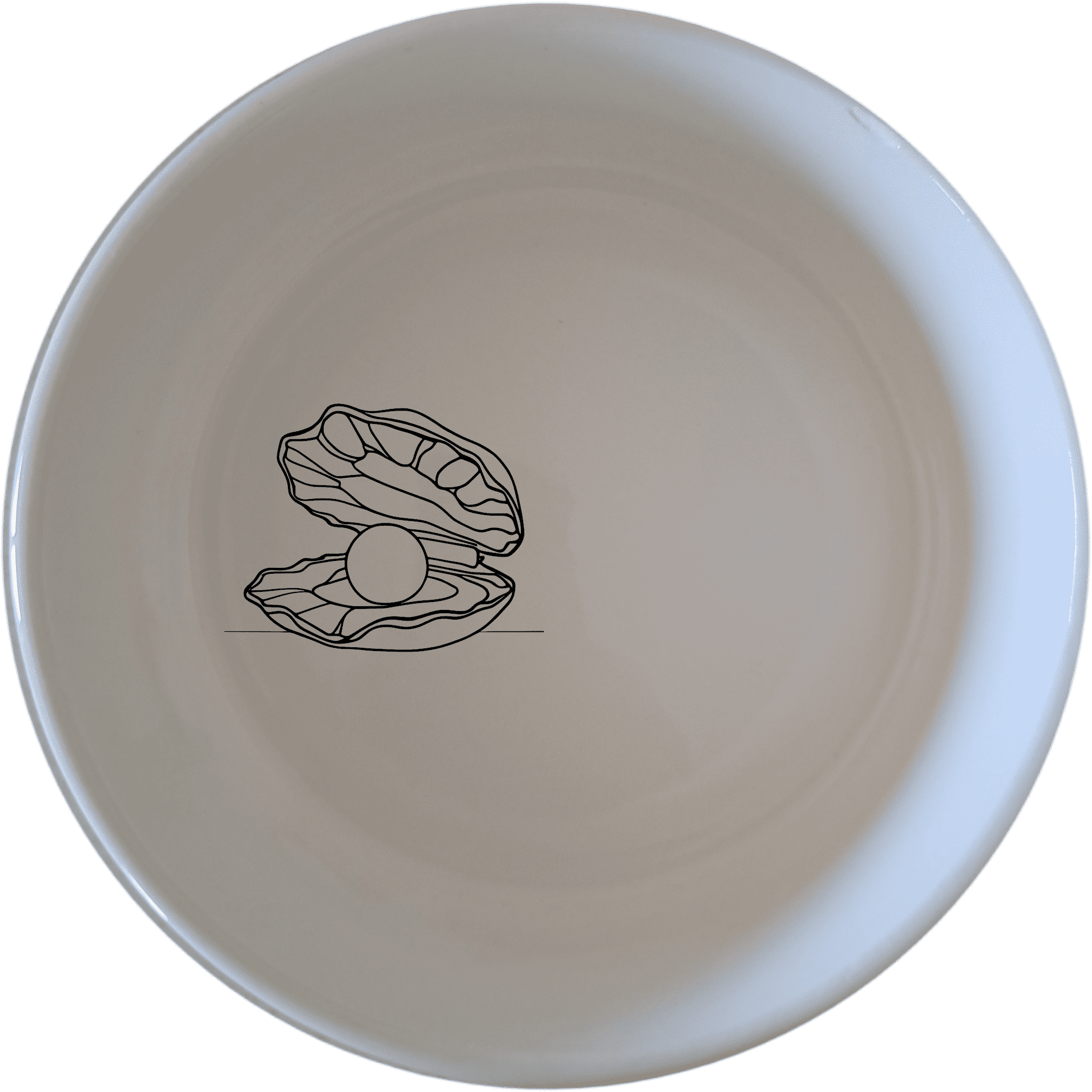 The Delicate Pearl Oyster Bowl Set of 4 features a subtle oyster design, perfect for adding a touch of elegance to your dining experience.