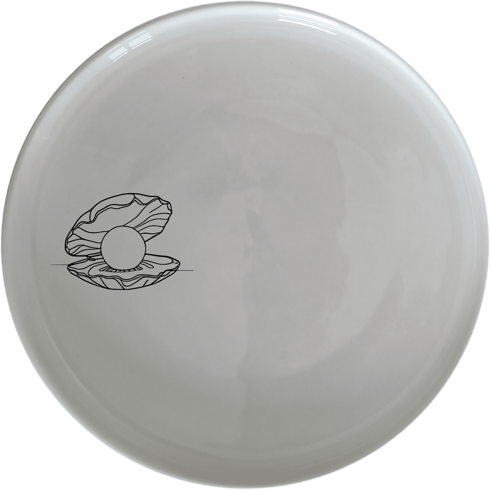 The Delicate Pearl Oyster Side Plate Set of 4 features a subtle, elegant design perfect for any dining occasion.