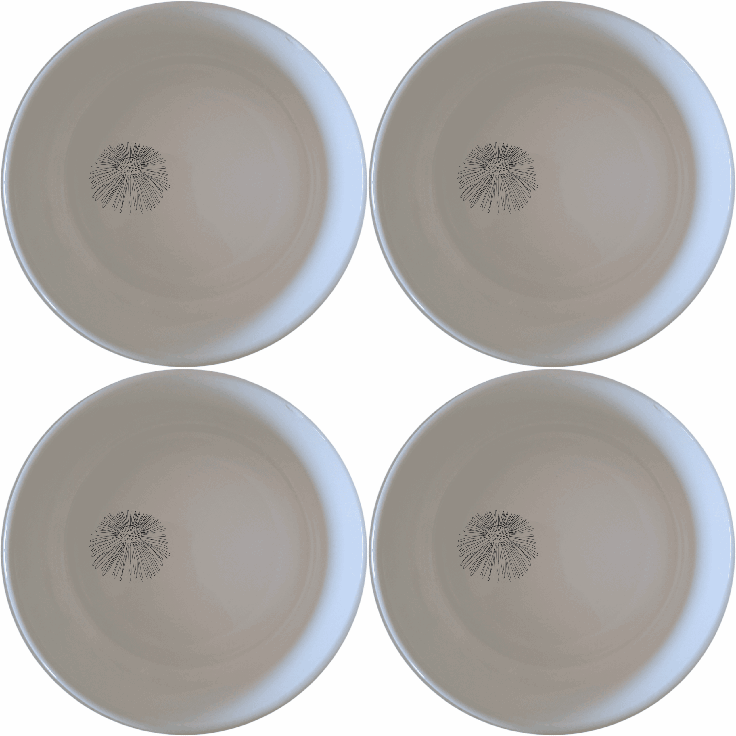 The Delicate Sea Urchins Bowl Set of 4 features intricate sea urchin designs, perfect for adding a touch of elegance to your dining experience.