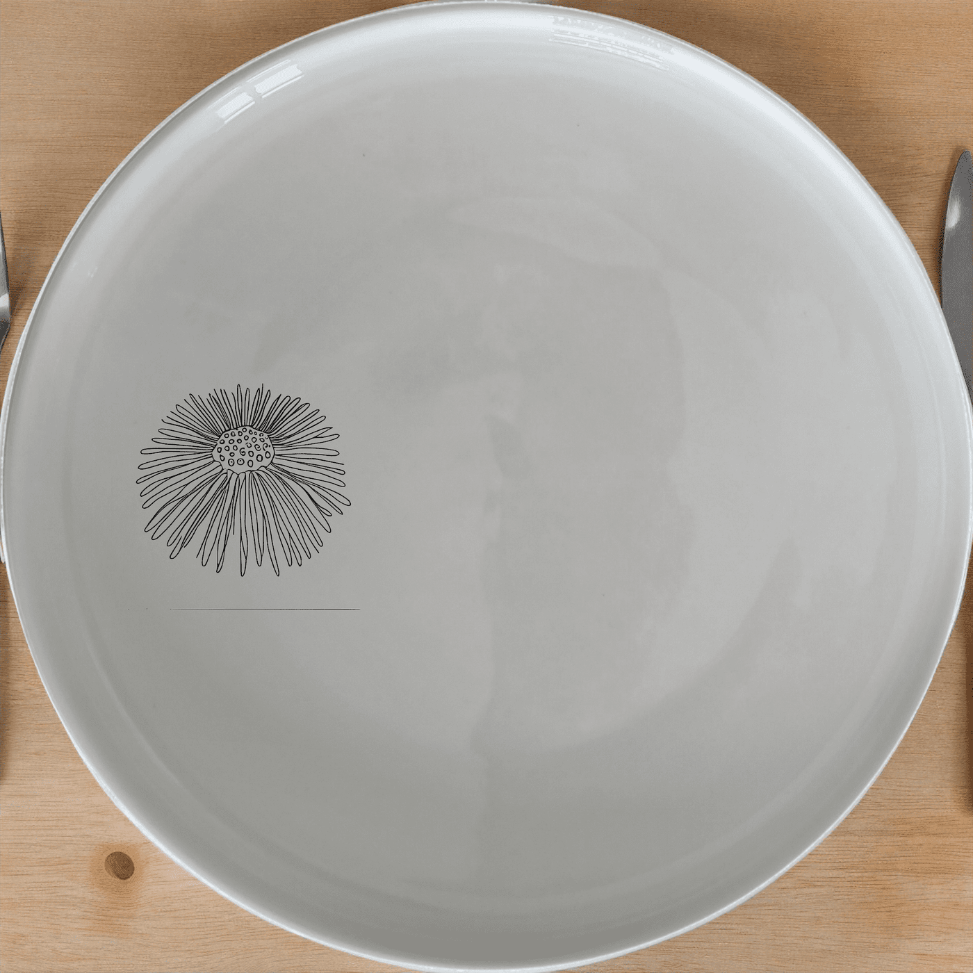 The Delicate Sea Urchins Side Plate Set of 4 adds an artistic touch to your dining experience with intricate sea urchin designs.