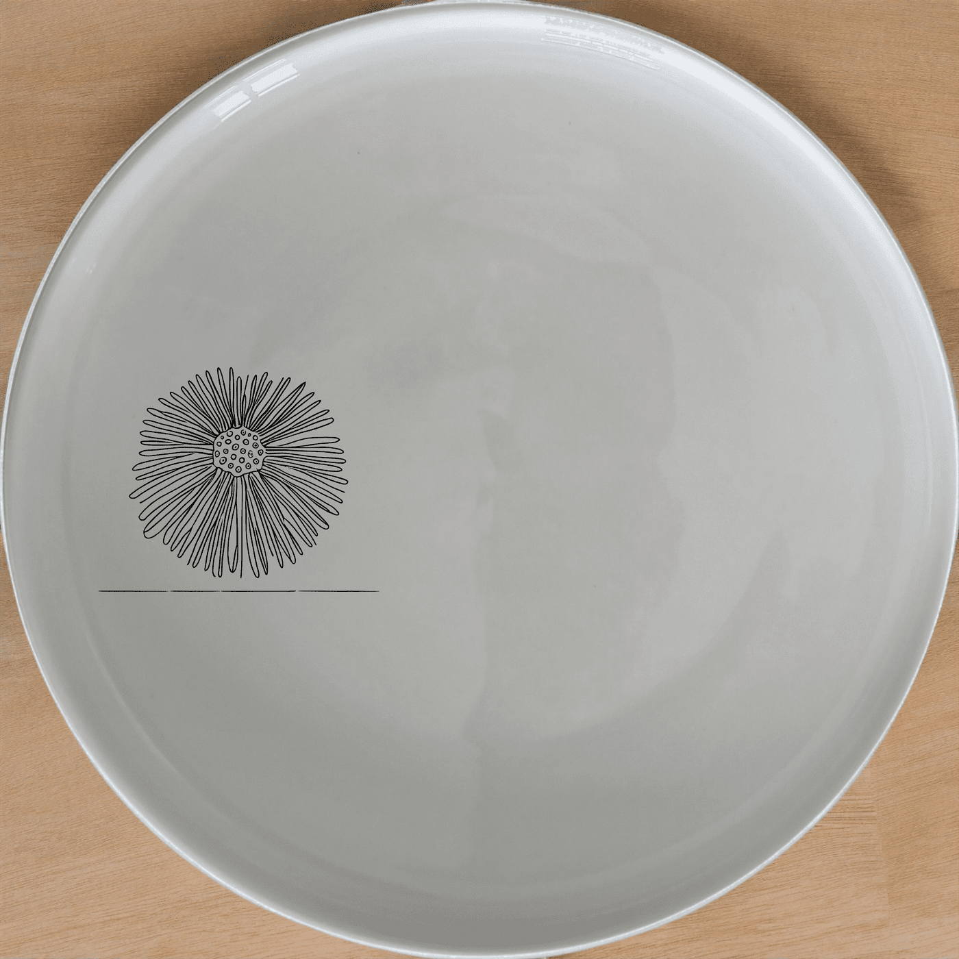Delicate Sea Urchins Side Plate Set of 4 adds a touch of elegance to your dining table with intricate sea urchin designs.