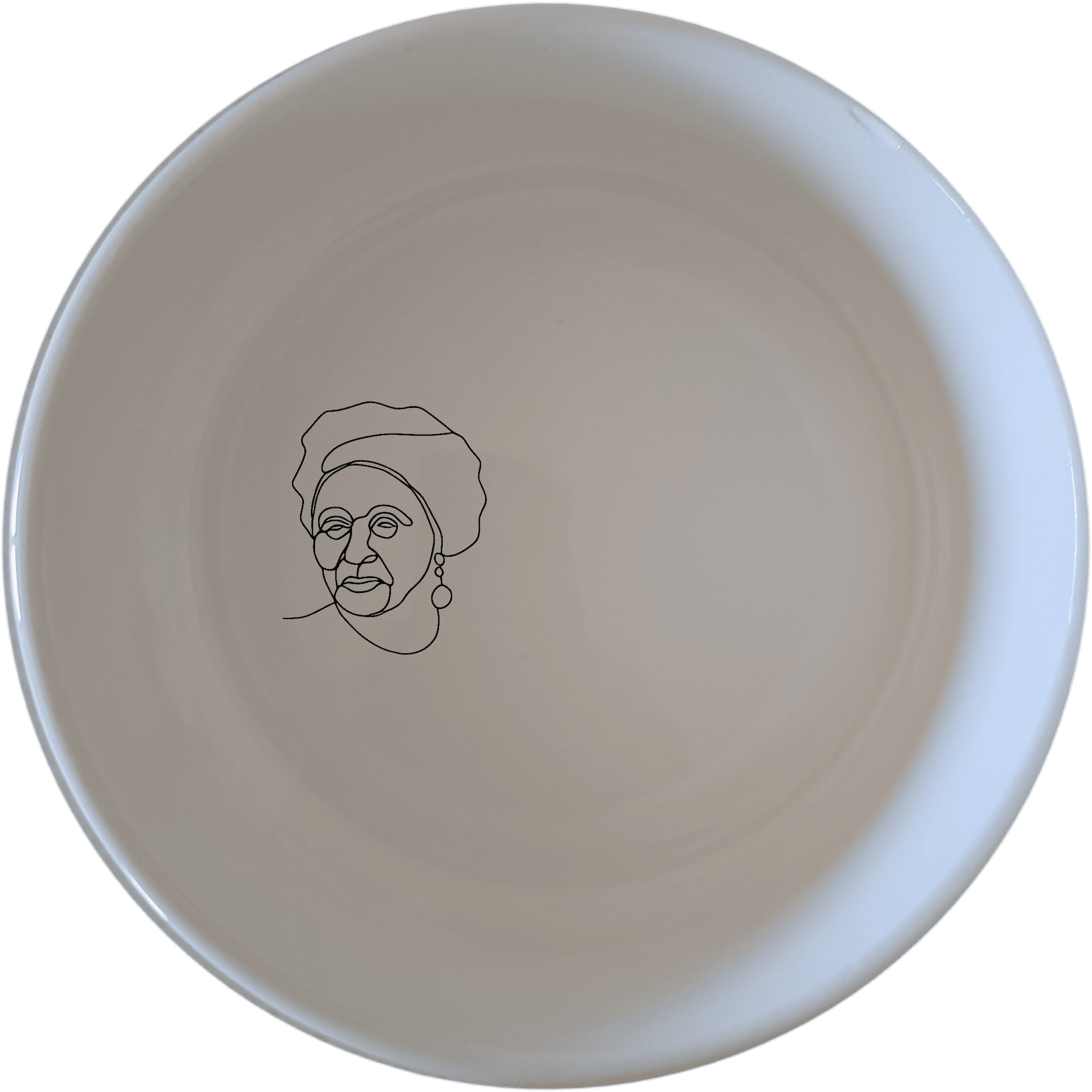 The Face Of Old African Woman Bowl Set of 4 features a striking silhouette design, perfect for adding a touch of cultural elegance to your dining experience.