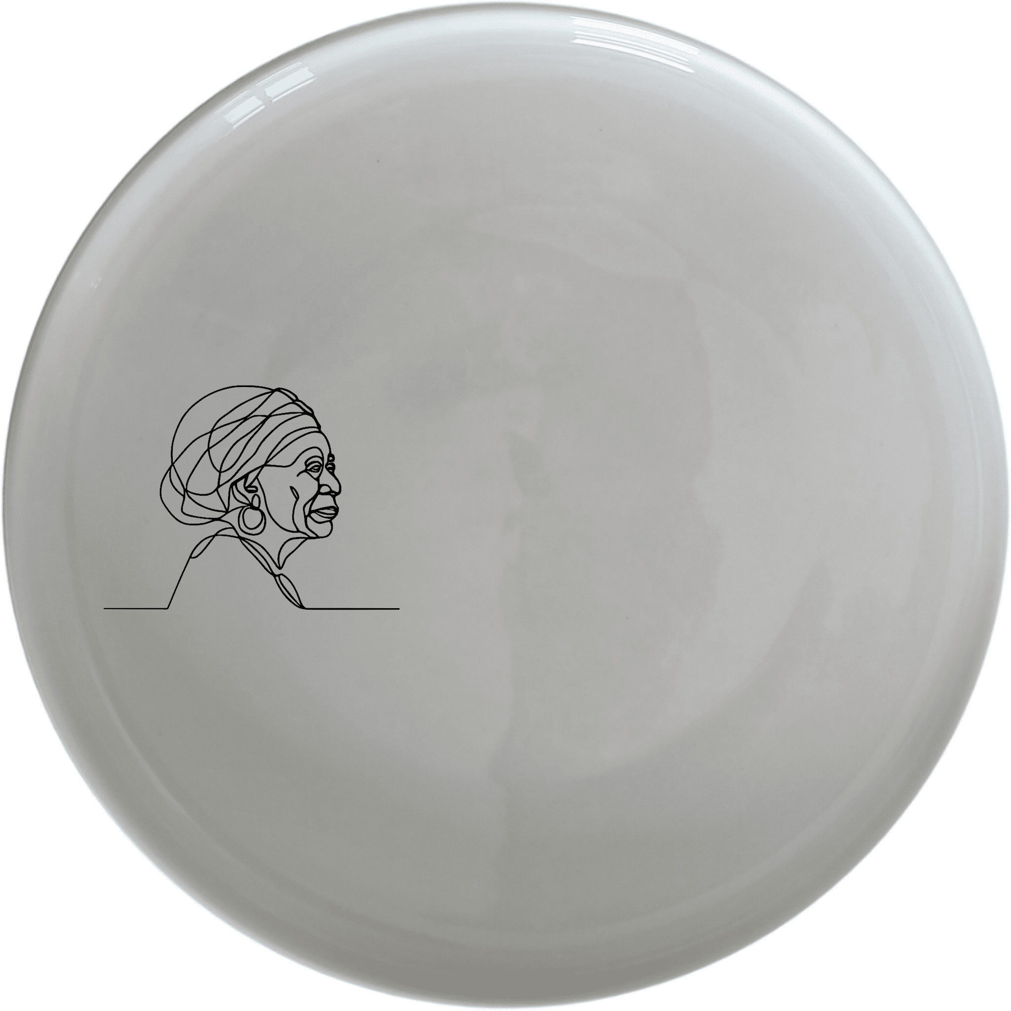 The Face Old African Woman Dinner Plate Set of 4 is a striking and culturally rich addition to any dining collection.