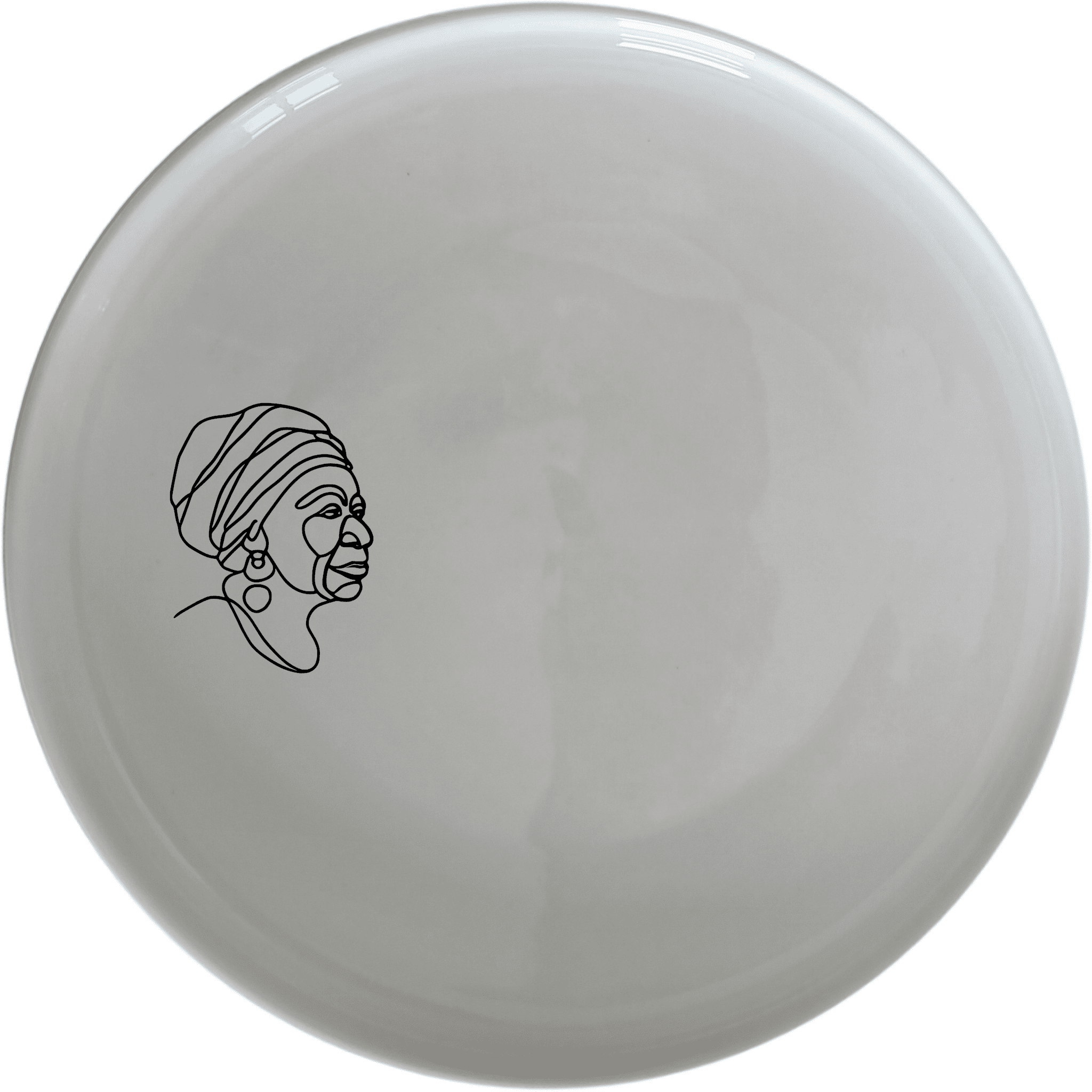 The Face Of Old African Woman Side Plate Set of 4 features a striking and culturally rich design, perfect for adding an artistic touch to your dining experience.