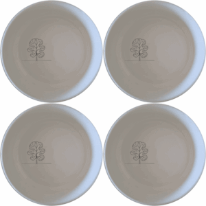 The Fiddle Leaf Bowl Set of 4 combines minimalist design with nature-inspired elegance, perfect for everyday use or special occasions.