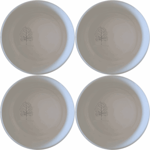 The Fiddle Leaf Bowl Set of 4 combines modern design with timeless elegance, perfect for any dining occasion.