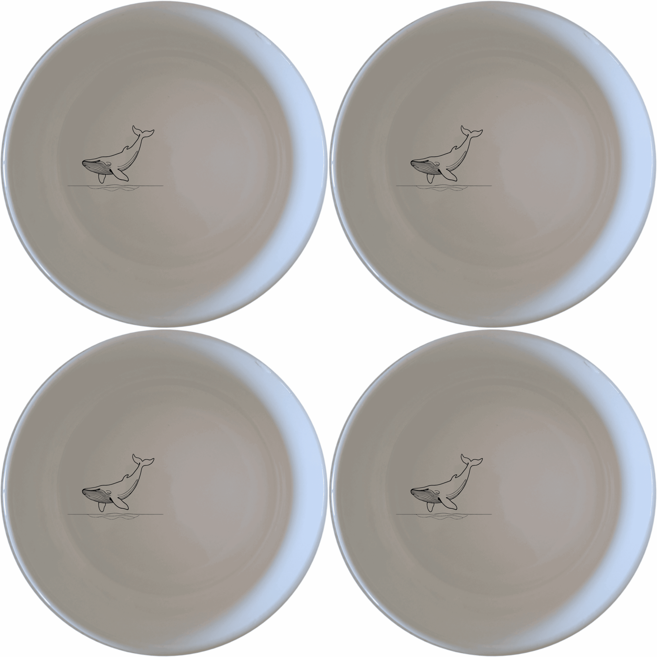 Floating Breaching Whale Bowl Set of 4 offers a unique and stylish addition to your kitchen, perfect for any occasion.