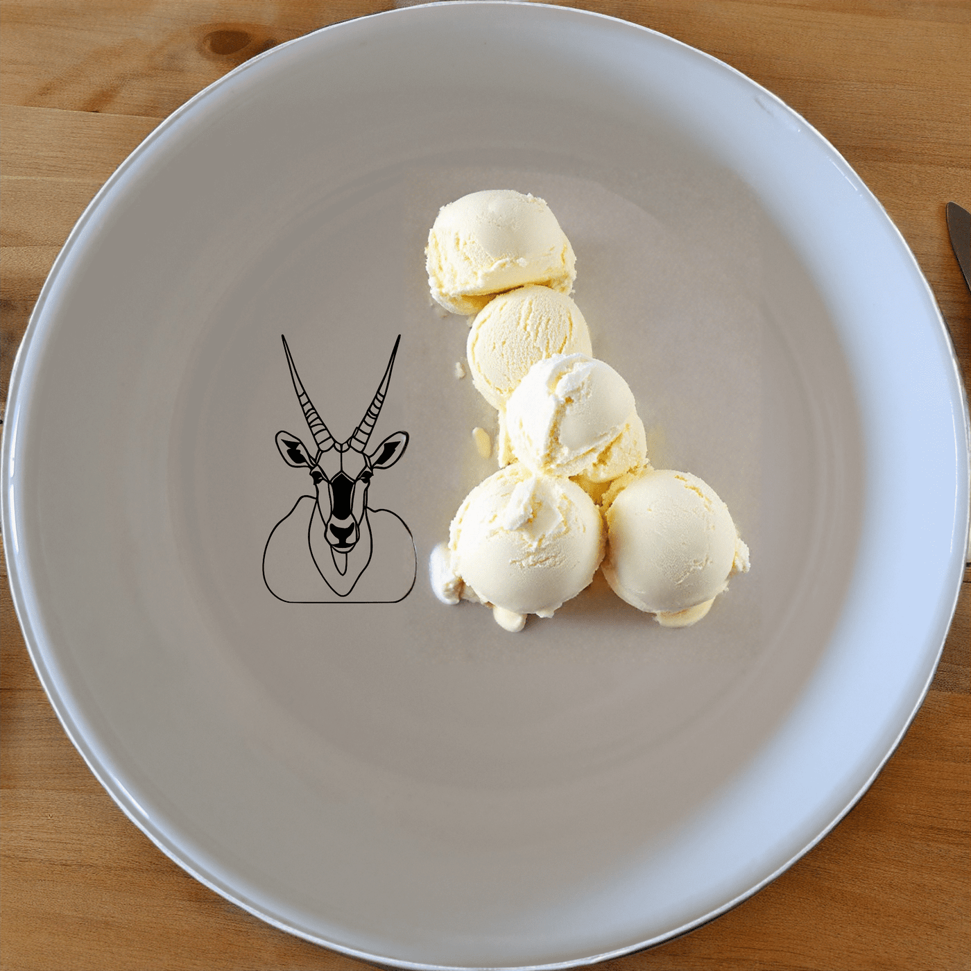 The Gemsbok Bust Bowl Set of 4 features a striking silhouette design, perfect for modern and minimalist home decor.