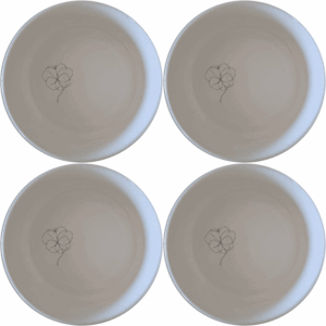 The Hoya Carnosa Bowl Set of 4 features delicate floral designs, perfect for everyday use or special occasions. Each bowl is crafted from premium ceramic for durability and elegance.